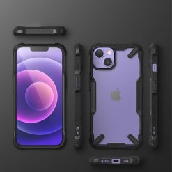 Odolný kryt Ringke Fusion X transparentno-čierny – Apple iPhone 13 | Lacné Kryty Lacné Kryty | Odolný kryt Ringke Fusion X transparentno-čierny – Apple iPhone 13 | Lacné Kryty
