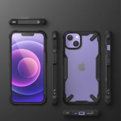 Odolný kryt Ringke Fusion X transparentno-čierny – Apple iPhone 13 Mini | Lacné Kryty Lacné Kryty | Odolný kryt Ringke Fusion X transparentno-čierny – Apple iPhone 13 Mini | Lacné Kryty
