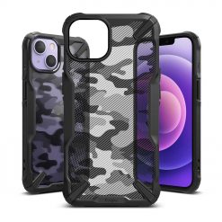 Odolný kryt Ringke Fusion X maskáčovo-čierny – Apple iPhone 13 Mini | Lacné Kryty Lacné Kryty | Odolný kryt Ringke Fusion X maskáčovo-čierny – Apple iPhone 13 Mini | Lacné Kryty