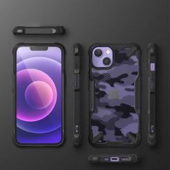 Odolný kryt Ringke Fusion X maskáčovo-čierny – Apple iPhone 13 Mini | Lacné Kryty Lacné Kryty | Odolný kryt Ringke Fusion X maskáčovo-čierny – Apple iPhone 13 Mini | Lacné Kryty