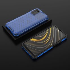 Lacné Kryty | Odolný kryt Honeycomb Armor modrý – Xiaomi Poco M3 | Lacné Kryty