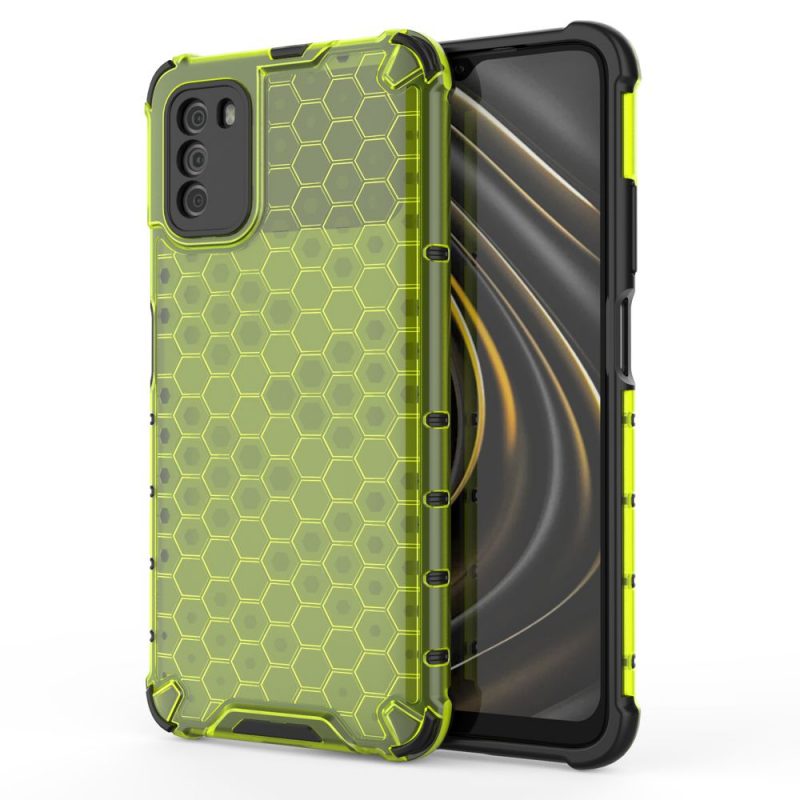 Lacné Kryty | Odolný kryt Honeycomb Armor zelený – Xiaomi Poco M3