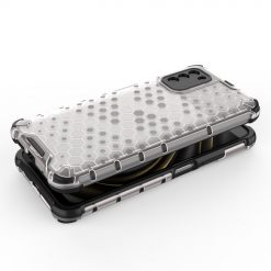 Lacné Kryty | Odolný kryt Honeycomb Armor transparentný – Xiaomi Poco M3 | Lacné Kryty