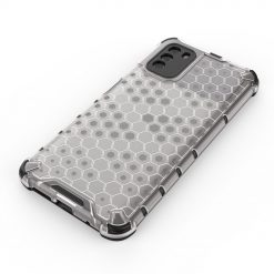 Lacné Kryty | Odolný kryt Honeycomb Armor transparentný – Xiaomi Poco M3 | Lacné Kryty