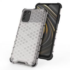 Lacné Kryty | Odolný kryt Honeycomb Armor transparentný – Xiaomi Poco M3 | Lacné Kryty