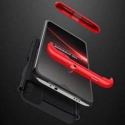 Lacné Kryty | Obojstranné puzdro 360 Full body protection čierno-červené – Xiaomi Redmi 9T / Poco M3 | Lacné Kryty
