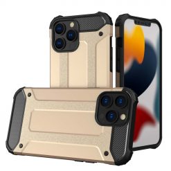 Lacné Kryty | Odolný kryt Hybrid Armor zlatý – Apple iPhone 13 Pro | Lacné Kryty