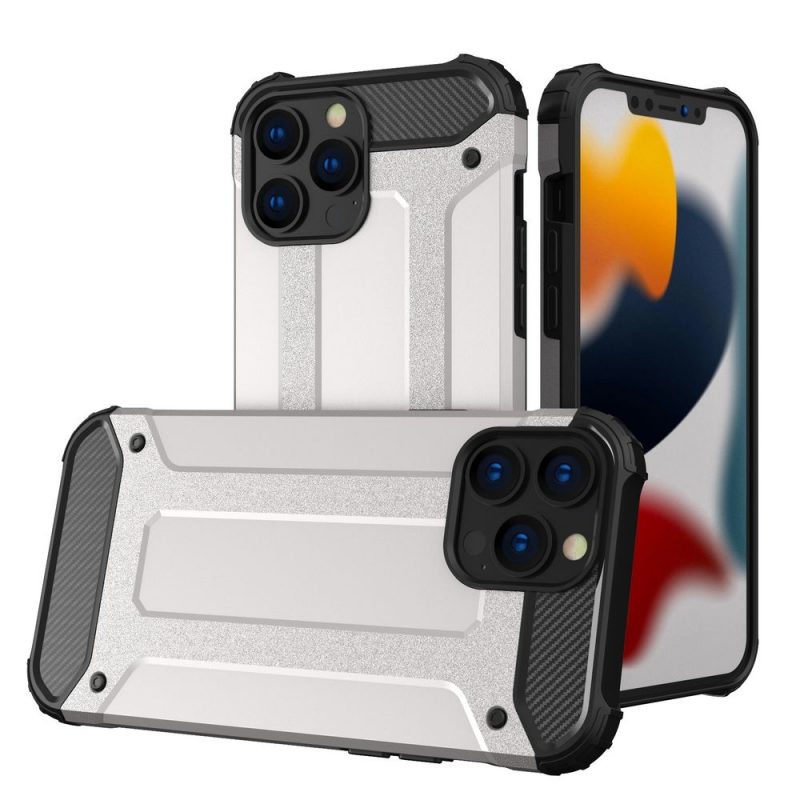 Lacné Kryty | Odolný kryt Hybrid Armor strieborný – Apple iPhone 13 Pro