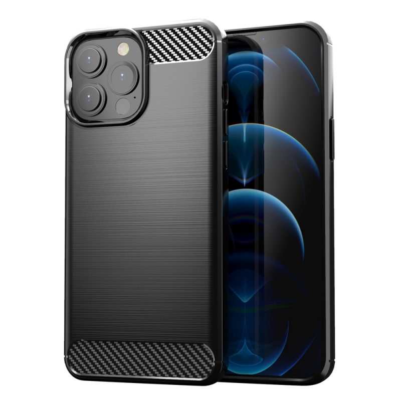 Lacné Kryty | Zadný kryt Carbon čierny – Apple iPhone 13 Pro Max