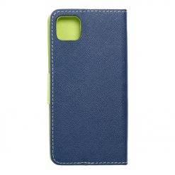 Lacné Kryty | Peňaženkové puzdro Fancy Book modro-limetkové – Samsung Galaxy A22 5G | Lacné Kryty