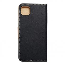 Lacné Kryty | Peňaženkové puzdro Fancy Book čierno-zlaté – Samsung Galaxy A22 5G | Lacné Kryty
