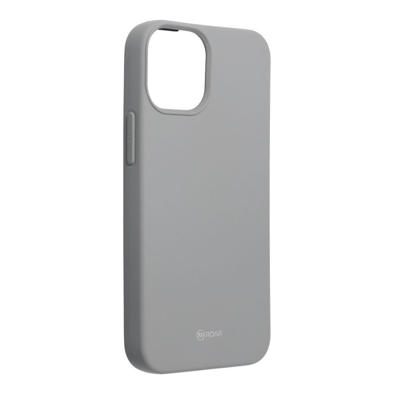 Lacné Kryty | Silikónový kryt Roar Colorful Jelly sivý – Apple iPhone 13 Mini