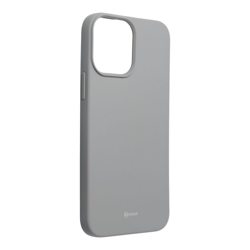 Lacné Kryty | Silikónový kryt Roar Colorful Jelly sivý – Apple iPhone 13 Pro Max