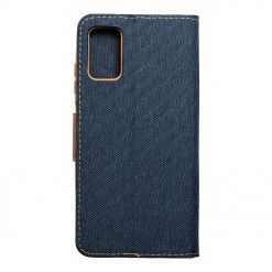 Lacné Kryty | Peňaženkové puzdro Canvas Book modré – Samsung Galaxy A03s | Lacné Kryty