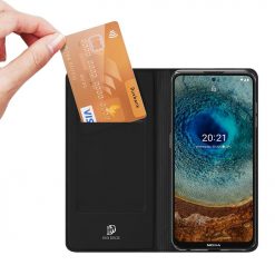 Lacné Kryty | Peňaženkové puzdro Dux Ducis Skin Pro čierne – Nokia X10 / Nokia X20 | Lacné Kryty