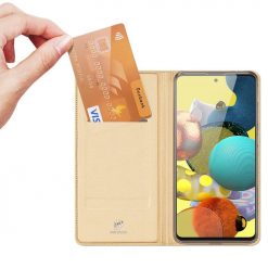 Lacné Kryty | Peňaženkové puzdro Dux Ducis Skin Pro zlaté – Samsung Galaxy S20 FE | Lacné Kryty