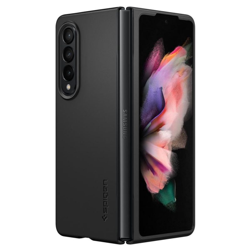 Lacné Kryty | Puzdro Spigen AirSkin čierne – Samsung Galaxy Z Fold 3