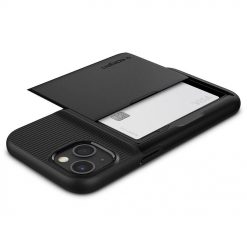 Lacné Kryty | Zadný kryt Spigen Slim Armor CS čierny – Apple iPhone 13 | Lacné Kryty