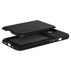 Lacné Kryty | Zadný kryt Spigen Slim Armor CS čierny – Apple iPhone 13 | Lacné Kryty