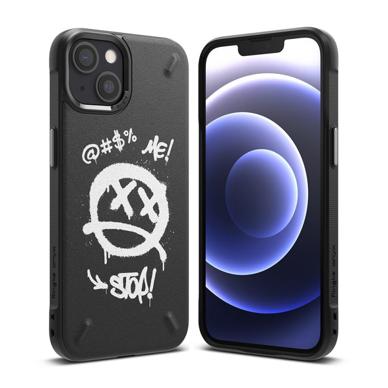 Lacné Kryty | Odolný kryt Ringke Onyx Graffiti čierny – Apple iPhone 13