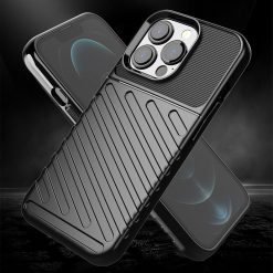 Lacné Kryty | Odolný kryt Thunder Armor čierny – Apple iPhone 13 Pro | Lacné Kryty