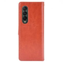 Knižkové puzdro Shockproof Horse Texture hnedé – Samsung Galaxy Z Fold 3 | Lacné Kryty Lacné Kryty | Knižkové puzdro Shockproof Horse Texture hnedé – Samsung Galaxy Z Fold 3 | Lacné Kryty