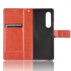 Knižkové puzdro Shockproof Horse Texture hnedé – Samsung Galaxy Z Fold 3 | Lacné Kryty Lacné Kryty | Knižkové puzdro Shockproof Horse Texture hnedé – Samsung Galaxy Z Fold 3 | Lacné Kryty