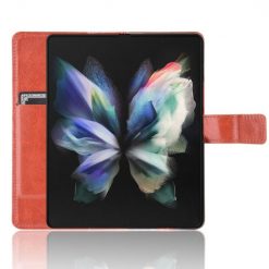 Knižkové puzdro Shockproof Horse Texture hnedé – Samsung Galaxy Z Fold 3 | Lacné Kryty Lacné Kryty | Knižkové puzdro Shockproof Horse Texture hnedé – Samsung Galaxy Z Fold 3 | Lacné Kryty