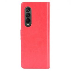 Knižkové puzdro Shockproof Horse Texture červené – Samsung Galaxy Z Fold 3 | Lacné Kryty Lacné Kryty | Knižkové puzdro Shockproof Horse Texture červené – Samsung Galaxy Z Fold 3 | Lacné Kryty