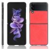 Kryt Shockproof Litchi Texture čierny – Samsung Galaxy Z Flip 3 | Lacné Kryty Lacné Kryty | Kryt Shockproof Litchi Texture čierny – Samsung Galaxy Z Flip 3 | Lacné Kryty