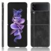 Kryt Litchi Pattern Folding Leather hnedý – Samsung Galaxy Z Flip 3 | Lacné Kryty Lacné Kryty | Kryt Litchi Pattern Folding Leather hnedý – Samsung Galaxy Z Flip 3 | Lacné Kryty
