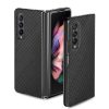 Lacné Kryty | Knižkové puzdro Shockproof Horse Texture zlaté – Samsung Galaxy Z Fold 3 | Lacné Kryty