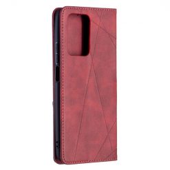 Knižkové puzdro Rhombus červené – Xiaomi 11T / 11T Pro | Lacné Kryty Lacné Kryty | Knižkové puzdro Rhombus červené – Xiaomi 11T / 11T Pro | Lacné Kryty