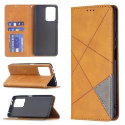 Lacné Kryty | Knižkové puzdro Rhombus žlté – Xiaomi 11T / 11T Pro | Lacné Kryty