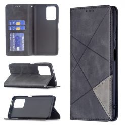 Knižkové puzdro Rhombus čierne – Xiaomi 11T / 11T Pro | Lacné Kryty Lacné Kryty | Knižkové puzdro Rhombus čierne – Xiaomi 11T / 11T Pro | Lacné Kryty