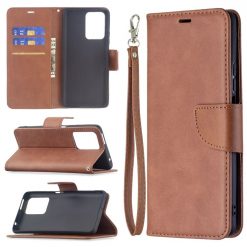 Lacné Kryty | Peňaženkové puzdro Retro Lambskin hnedé – Xiaomi 11T / 11T Pro | Lacné Kryty