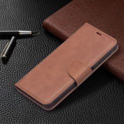 Lacné Kryty | Peňaženkové puzdro Retro Lambskin hnedé – Xiaomi 11T / 11T Pro | Lacné Kryty