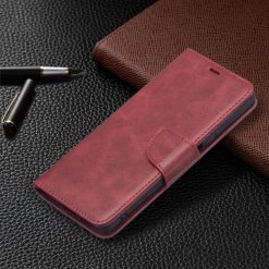 Peňaženkové puzdro Retro Lambskin červené – Xiaomi 11T / 11T Pro | Lacné Kryty Lacné Kryty | Peňaženkové puzdro Retro Lambskin červené – Xiaomi 11T / 11T Pro | Lacné Kryty