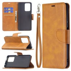 Lacné Kryty | Peňaženkové puzdro Retro Lambskin žlté – Xiaomi 11T / 11T Pro | Lacné Kryty