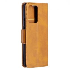 Lacné Kryty | Peňaženkové puzdro Retro Lambskin žlté – Xiaomi 11T / 11T Pro | Lacné Kryty