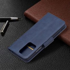 Lacné Kryty | Peňaženkové puzdro Retro Lambskin modré – Xiaomi 11T / 11T Pro | Lacné Kryty