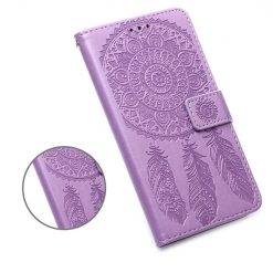 Peňaženkové puzdro Dream Catcher fialové – Xiaomi 11T / 11T Pro | Lacné Kryty Lacné Kryty | Peňaženkové puzdro Dream Catcher fialové – Xiaomi 11T / 11T Pro | Lacné Kryty