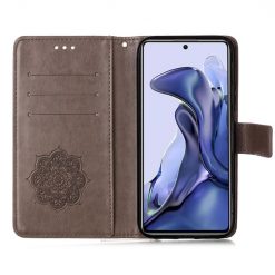 Lacné Kryty | Peňaženkové puzdro Dream Catcher hnedé – Xiaomi 11T / 11T Pro | Lacné Kryty