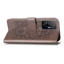 Lacné Kryty | Peňaženkové puzdro Dream Catcher hnedé – Xiaomi 11T / 11T Pro | Lacné Kryty