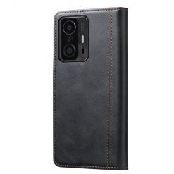 Lacné Kryty | Knižkové puzdro Unique čierne – Xiaomi 11T / 11T Pro | Lacné Kryty