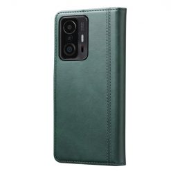 Lacné Kryty | Knižkové puzdro Unique zelené – Xiaomi 11T / 11T Pro | Lacné Kryty