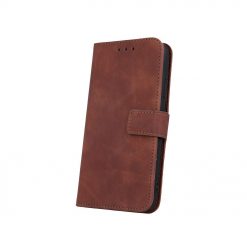 Lacné Kryty | Knižkové puzdro Smart Velvet hnedé – Xiaomi Redmi Note 10 / Note 10S | Lacné Kryty