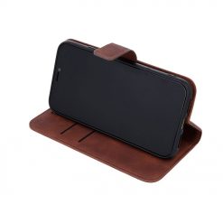 Knižkové puzdro Smart Velvet hnedé – Samsung Galaxy A12 / M12 | Lacné Kryty Lacné Kryty | Knižkové puzdro Smart Velvet hnedé – Samsung Galaxy A12 / M12 | Lacné Kryty