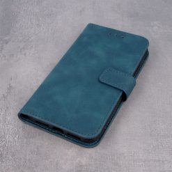 Lacné Kryty | Knižkové puzdro Smart Velvet zelené – Samsung Galaxy A12 / M12 | Lacné Kryty
