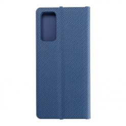 Lacné Kryty | Knižkové puzdro Luna Carbon modré – Samsung Galaxy S20 FE | Lacné Kryty